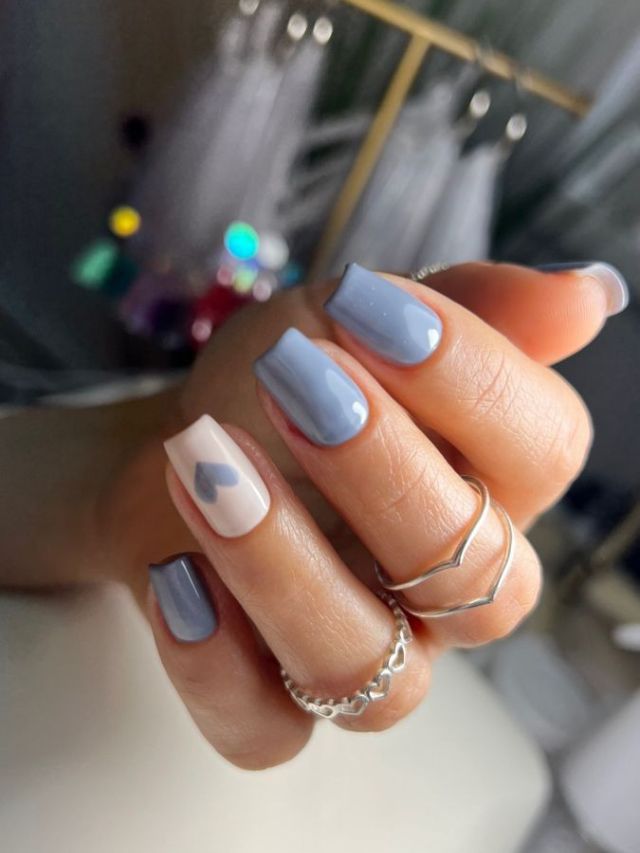 Shades of Blue Nails for Raksha Bandhan 2024